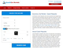 Tablet Screenshot of czechcarrentals.com